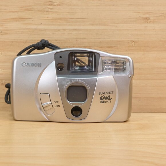 Vintage Canon Sure Shot OWL PF, 35mm Film Point and Shot Camera - Picture 1 of 8
